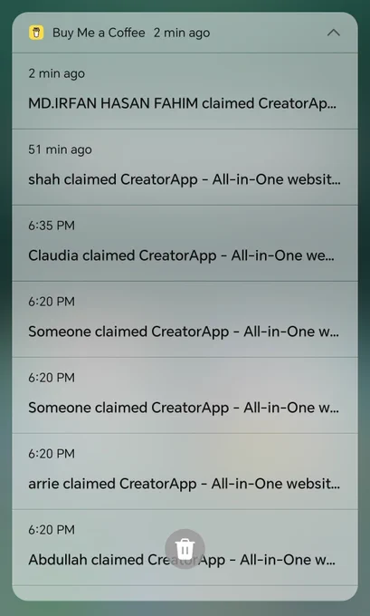 CreatorApp framer template