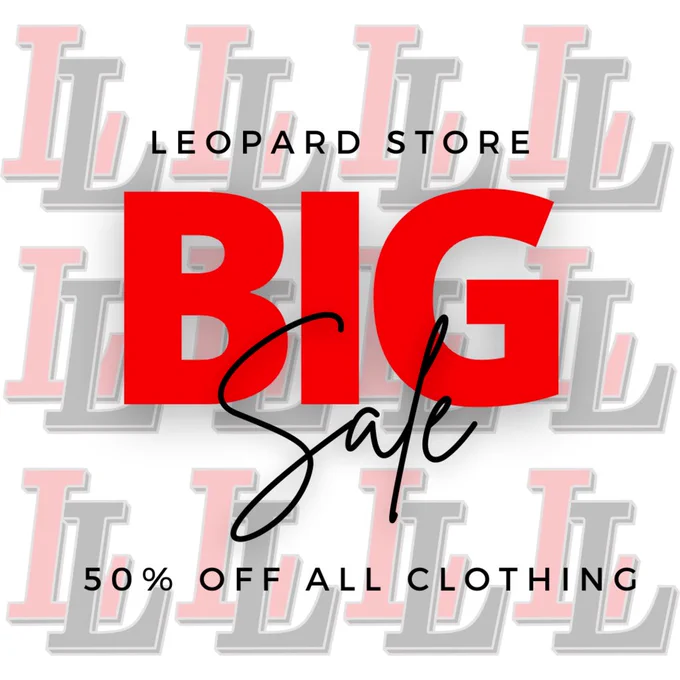Leopard Store 50% Off Sale