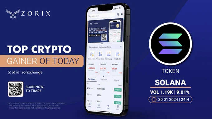 Trade $SOL on zorixchange.io
