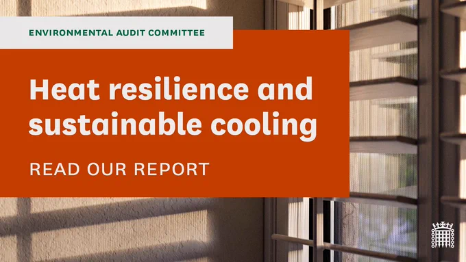 Heat resilience and sustainable cooling - read our report, published today