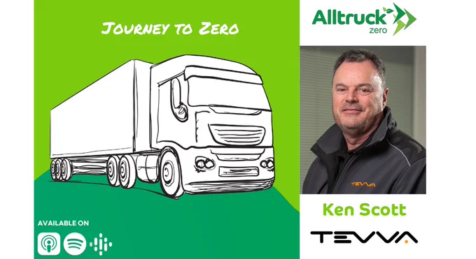 Tevva's MD Ken Scott is interviewed by Alltruck Zero for their latest podcast highlighting the challenges and opportunities of fleet electrification. 