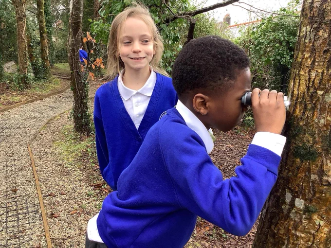 Two students from Windmill Hill Academy 