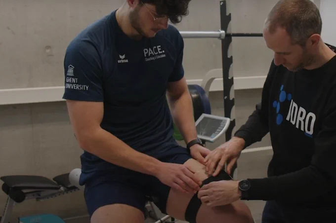 demonstrating IDRO continuous lactate monitoring wearable