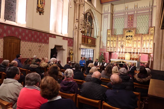 A Great Peter Street community meeting on anti-social behaviour, in St Matthew's Church. 