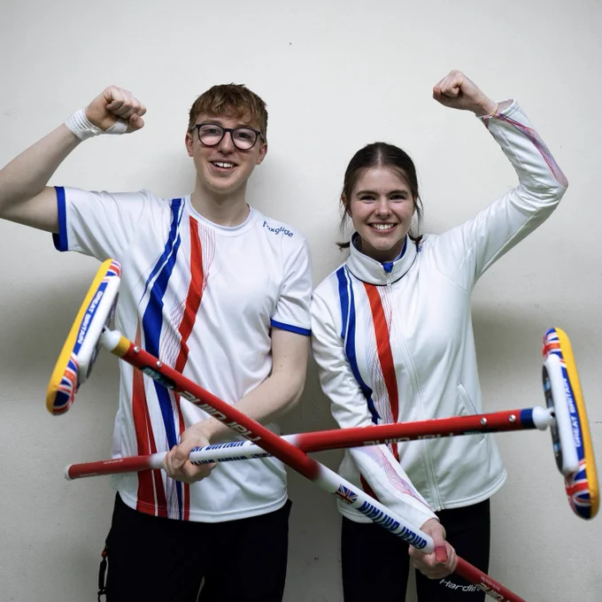 Ethan Brewster and Callie Soutar have made the final of the curling mixed doubles competition