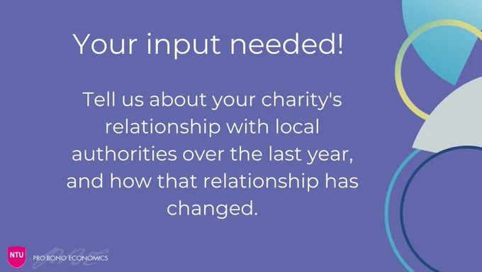 Your input needed! Tell us about your charity's relationship with local authorities over the last year, and how that relationship has changed.