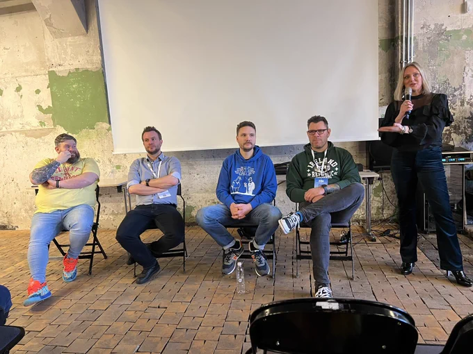 Mark, Yannick, Antti, Chris, Laurie looking ferocious
