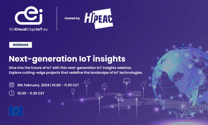 Next-generation IoT insights webinar banner
8th February 2024 | 10:00-11:30 CET