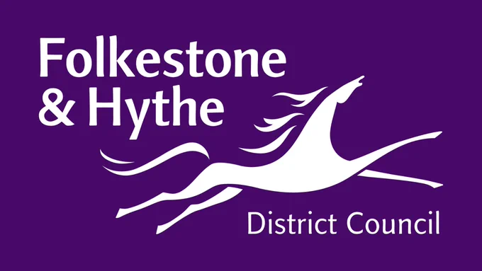 An image of the Folkestone & Hythe District Council purple and horse graphic logo