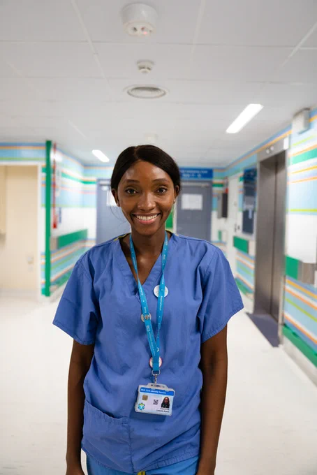 A photo of a smiling member of staff.