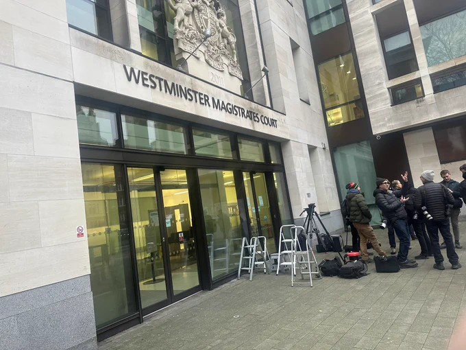 Still picture of Westminster magistrates court