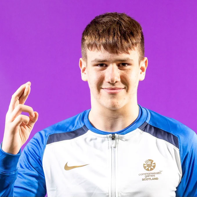 Musselburgh Amateur Swimming Club and East Lothian Swim Team athlete Sam Downie