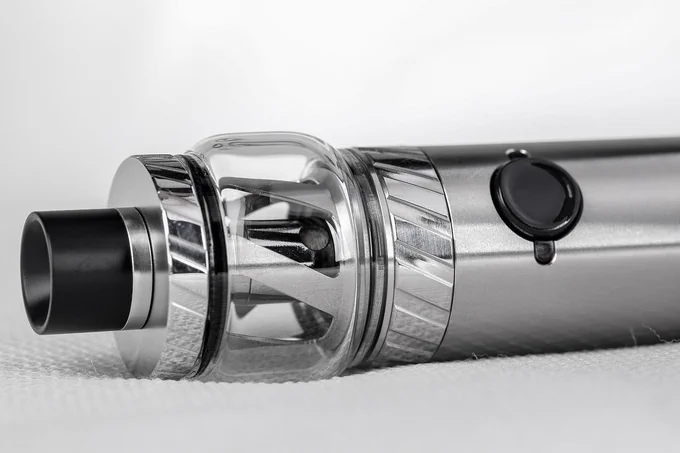 A close up of an electronic vape