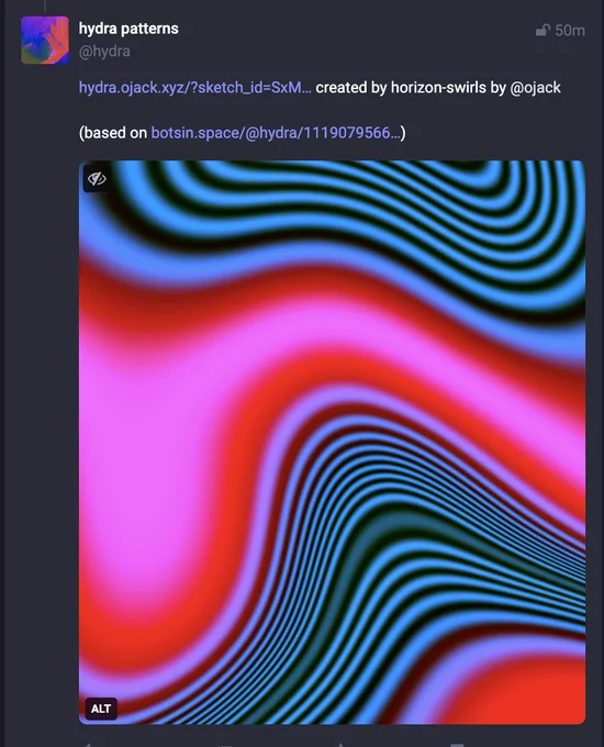 wavyyy pink and blue horizontal psychedelic lines
