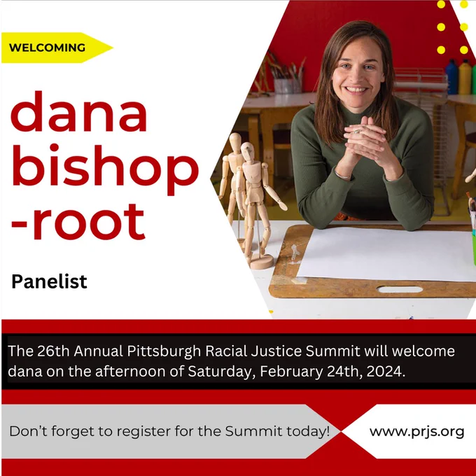 Photo of dana in an artist's studio, smiling at the camera. She is a white woman with long dark hair.

As Carnegie Museum of Art’s director of education and public programs since January 2021, Dana Bishop-Root provides direction for an education department that develops and carries out a range of iconic programs, from summer camps and Saturday art classes to K-12 learning and programs for well-being and extended learning. Formerly associate director of Braddock Carnegie Library, she’s a founding member of Pittsburgh-based artist collectives General Sisters and Transformazium, where she participated in the 2013 Carnegie International, creating the Art Lending Library in partnership with Braddock Library. “Everyone who enters the museum already has a relationship with the artwork through their own lived experience,” Bishop-Root says. “Our job as facilitators and educators is to create the spaces where those relationships are valued and built upon.”