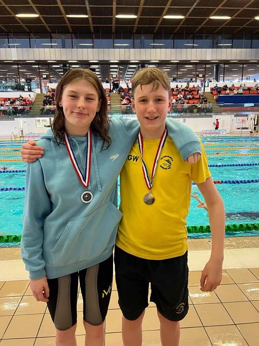 Musselburgh Amateur Swimming Club - EDAGS 2024 medalists Anna and Ross