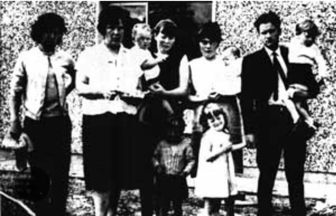 That's my mummy in the centre of this picture.  She's expecting me at the time. My Granny, Annie Mary Gildernew to her right and my God mother,  Mary Theresa to her left. 

They have just been violently evicted from the home they occupied in  Caledon in protest of the fact that nationalists were not entitled to housing nor voting rights. 

The civil rights marches to Dungannon and in Derry took place following the eviction.

That was the reality of the north I was born into. 

Yesterday was a genuinely historic moment for us all.