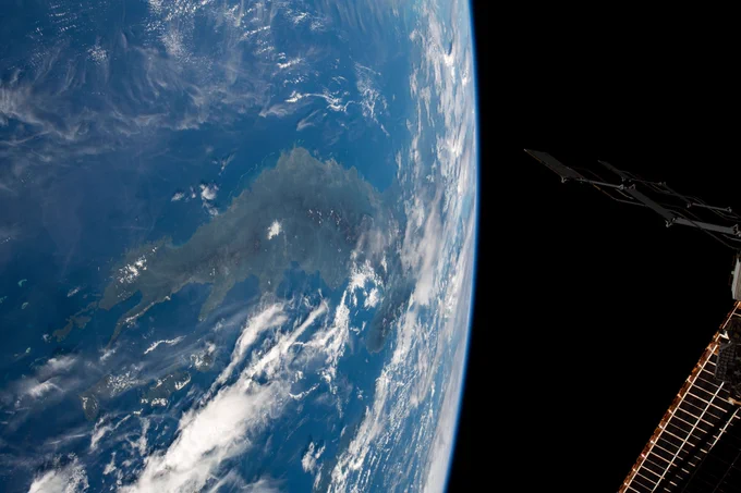 Earth view as seen by ESA project astronaut Marcus Wandt from the International Space Station. Credits: ESA–M. Wandt