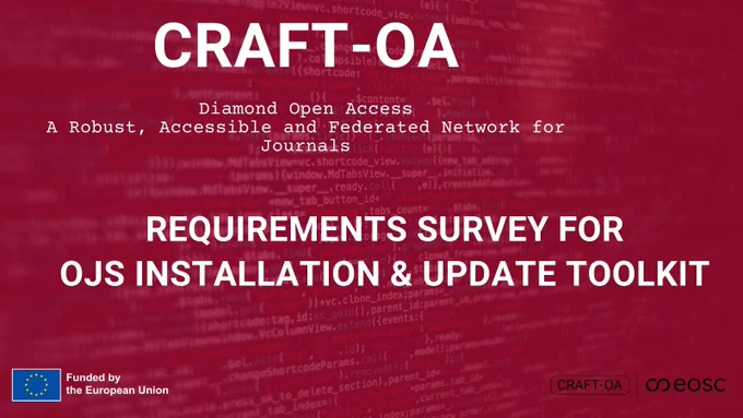 Requirements Survey for OJS Installation and Update Toolkit