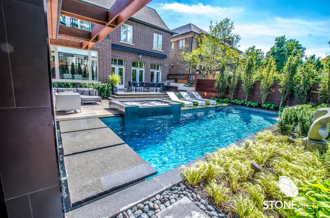 granite natural stone for outdoor pool