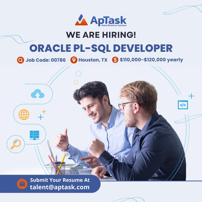 ApTask is Hiring- Oracle PL-SQL Developer