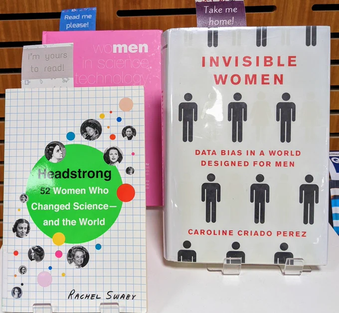 3 books about women in science and STEM