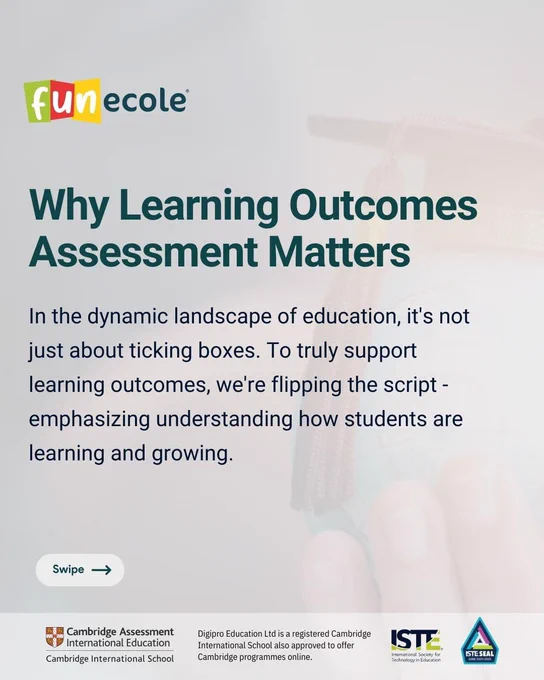 Why FUNecole Learning Analytics?

✔️ Learning-Centric Approach: We measure progress, not just performance.
✔️ Holistic Insight: We focus on students' cognitive development.
✔️ Empower Educators: Tailor teaching methods for maximum impact.
✔️ Student-Centric: It's not just data; it's a roadmap to success for each student.

𝑫𝒐𝒏'𝒕 𝒎𝒊𝒔𝒔 𝒐𝒖𝒕 𝒐𝒏 𝒕𝒉𝒊𝒔 𝒐𝒑𝒑𝒐𝒓𝒕𝒖𝒏𝒊𝒕𝒚! 

👉 Request a demo today via our website (www.funecole.com) and explore the limitless potential that FUNecole® provides in education.

📧 For inquiries, please contact us at sales@funecole.com or call us at  3572655000.

-----

#primaryschool #schools #school #teachers #teaching #onlinelearning #onlinelearningforkids #elearning #elearningtips #onlineeducation #education #education #educational #edtech #edtechchat #technology #digitalskills #digitalliteracy #stream #science #computerscience #engineer #maths #arts #coding #FUNecole #funecole #digiproeducation
