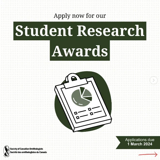 Apply now for our student research awards, applications due March 1, 2024