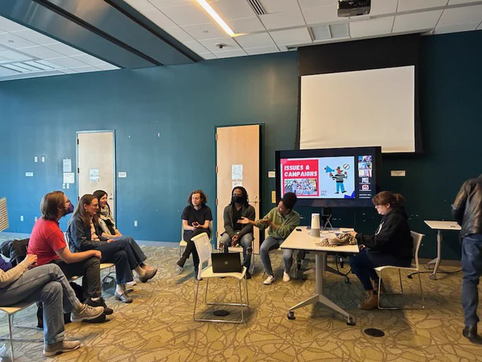 Picture from our February branch meeting
