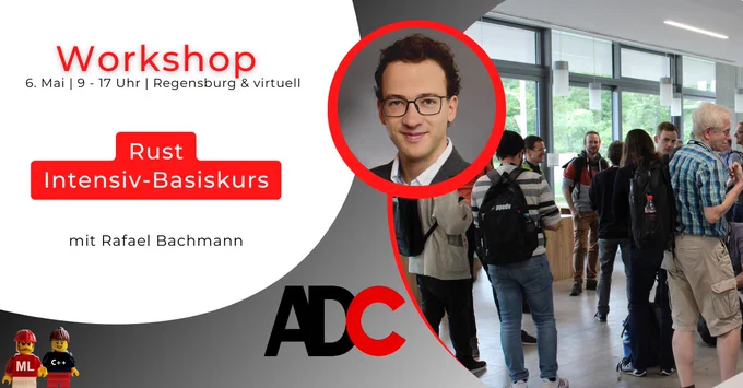 Rust Intensiv-Workshop mit Rafael Bachmann | 6. Mai von 9-17 Uhr | Im Jahnstadion Regensburg und online