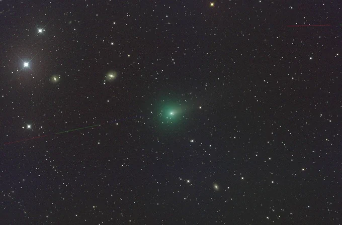 Comet 62P - a green comet