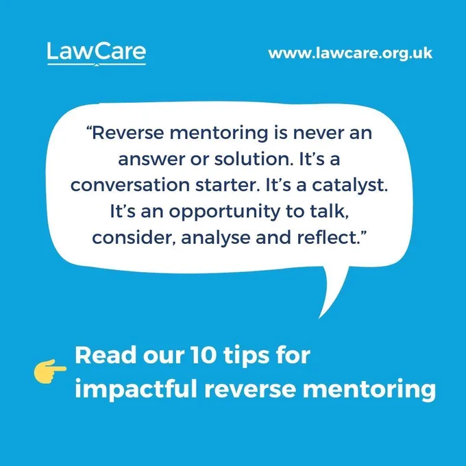 "Reverse mentoring is never an answer or solution. It’s a conversation starter. It’s a catalyst. It’s an opportunity to talk, consider, analyse and reflect."   Read our 10 tips for impactful reverse mentoring  