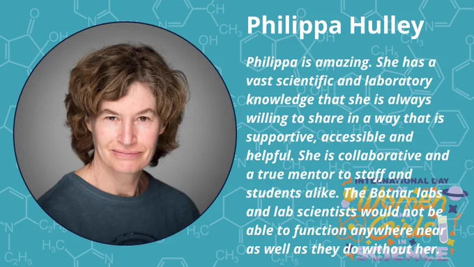 Philippa Hulley
‘Philippa is amazing. She has a vast scientific and laboratory knowledge that she is always willing to share in a way that is supportive, accessible and helpful. She is collaborative and a true mentor to staff and students alike. The Botnar labs and lab scientists would not be able to function anywhere near as well as they do without her.’
