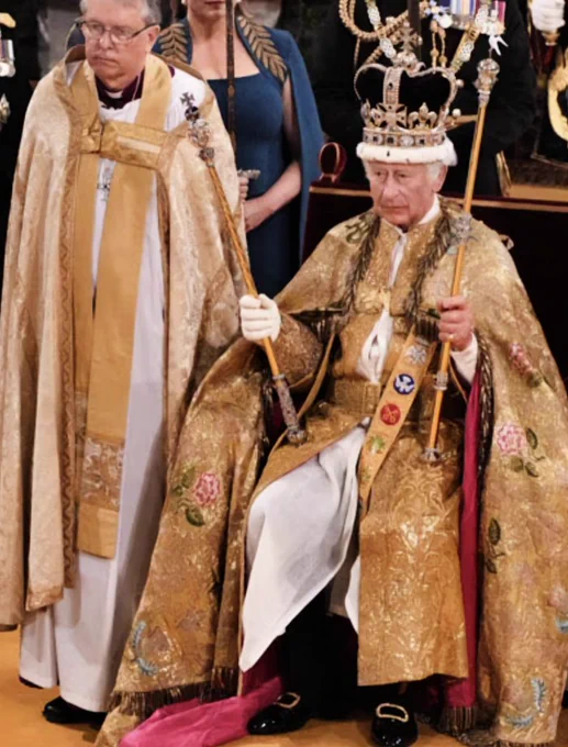 Charles at the coronation.