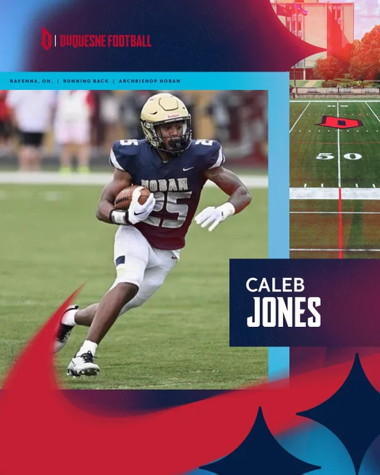 Caleb Jones welcome graphic