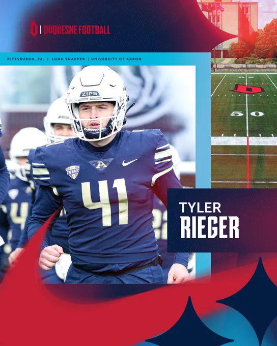 Tyler Rieger welcome graphic