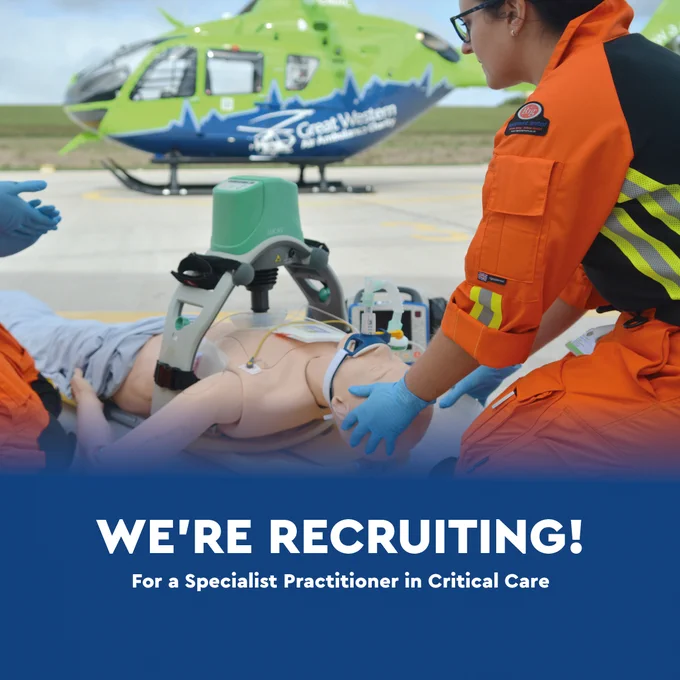 We're Recruiting!
For a Specialist Practitioner in Critical Care