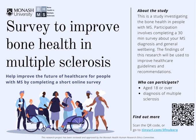 Picture about research: Survey to improve bone health in multiple sclerosis.