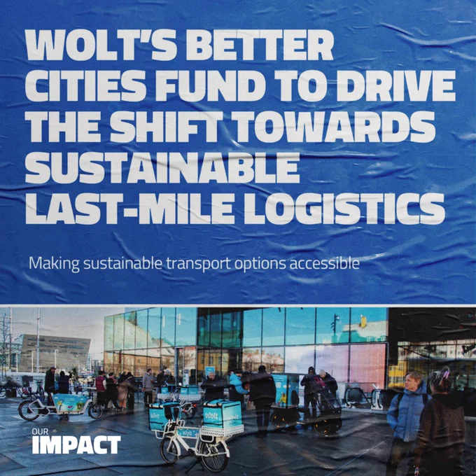 Kick-off event of Wolt's Better Cities Fund in Copenhagen. 