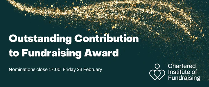 Outstanding Contribution to Fundraising Award. 2 Days Left to Nominate.