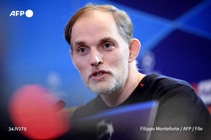File photo shows Bayern Munich's German head coach Thomas Tuchel in Rome on February 13, 2024.