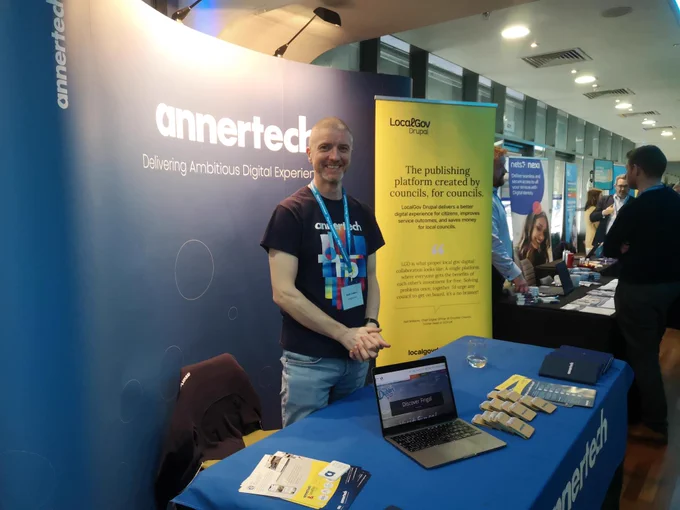 Mark Conroy is at the Annertech booth at the Digital Government Conference.