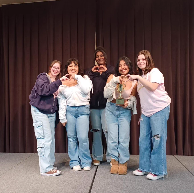 McGavock High School students who won 2nd Place in the Battle of the Books.