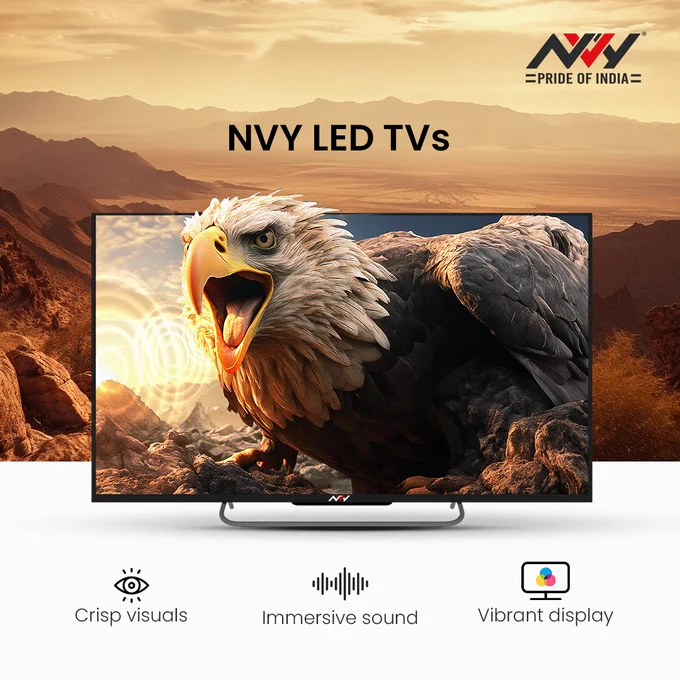 Crisp visuals, immersive sound and vibrant display 
