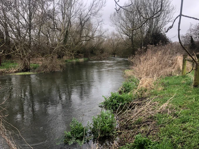 The River Wylye at Dixon Meadows.