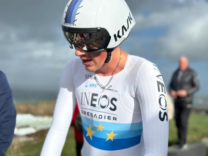 Josh Tarling in the European Champs jersey