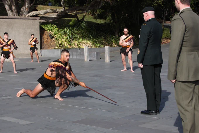 Senior Enlisted Leaders Conference Welcome at Pukeahu
Photo by NZ DPA
