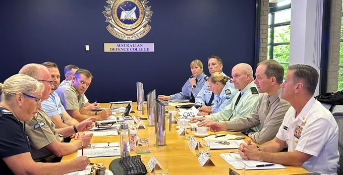 Visit to the Australian Defence College
Photo by WO Feist
