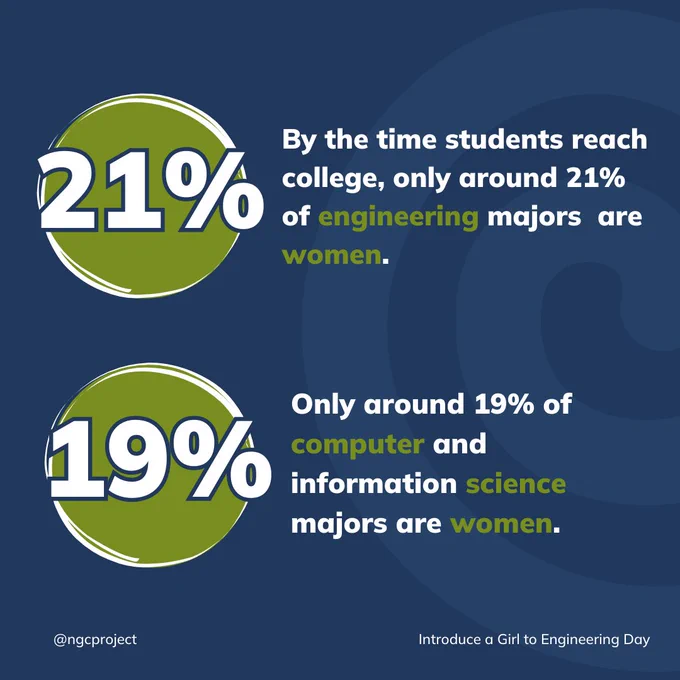 Statistics about women engineering 