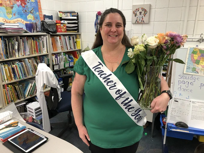 Stanton Elementary teacher Karen Gibson smiles for a picture.